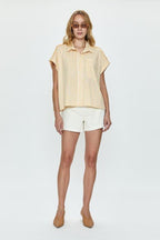 Saige denim shorts
