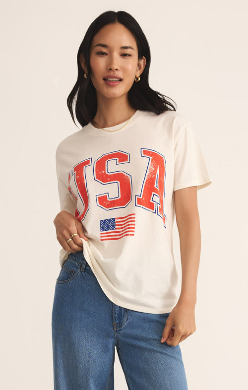 Flag boyfriend tee