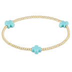 Enewton signature cross 2mm bracelet mint