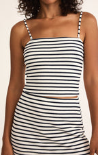 Zena striped tube top
