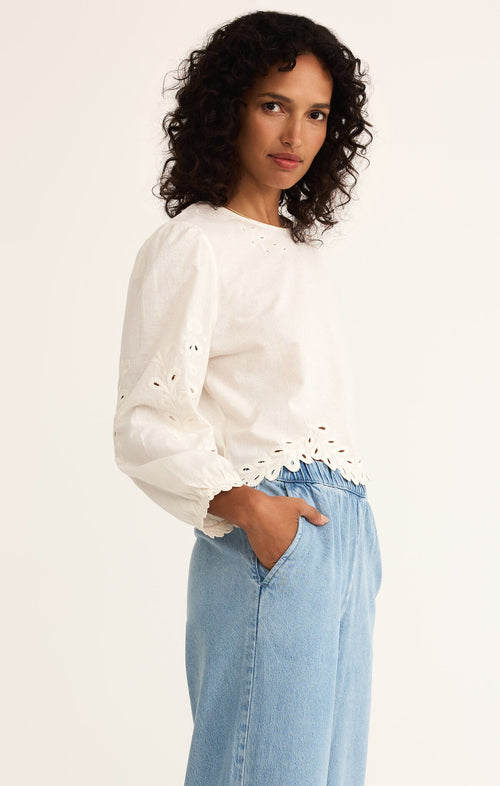 Amelia white top