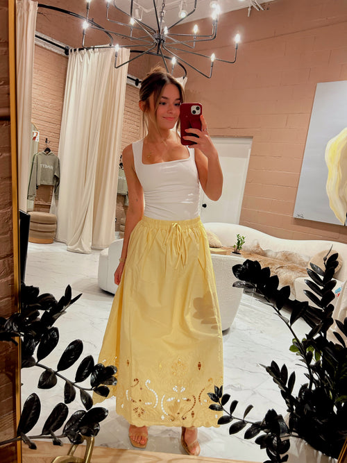 Preston midi skirt