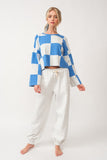 Sweat pants white melange