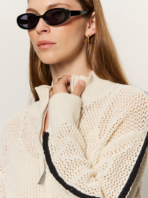 OPEN STITCH TRACK JACKET