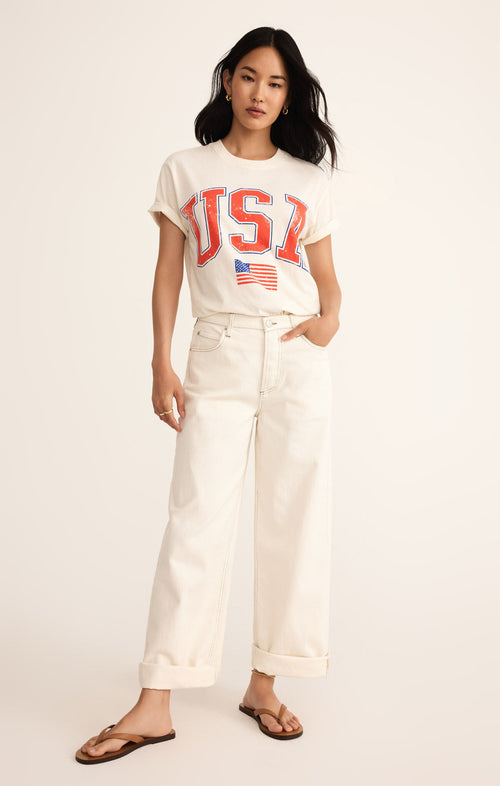 Flag boyfriend tee