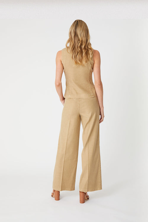 Tallulah sandstone wide leg