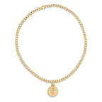 Enewton classic gold 2mm bracelet -Direction gold disc