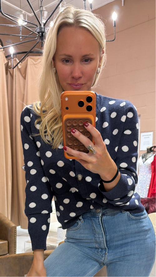 Amy polka dot cardigan