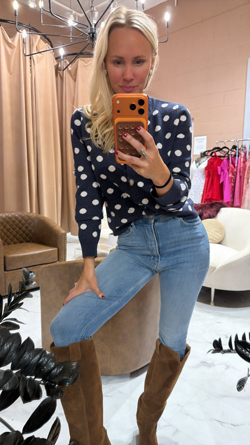 Amy polka dot cardigan