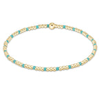 enewton hope sincerity pattern 2mm bead bracelet - Turquoise