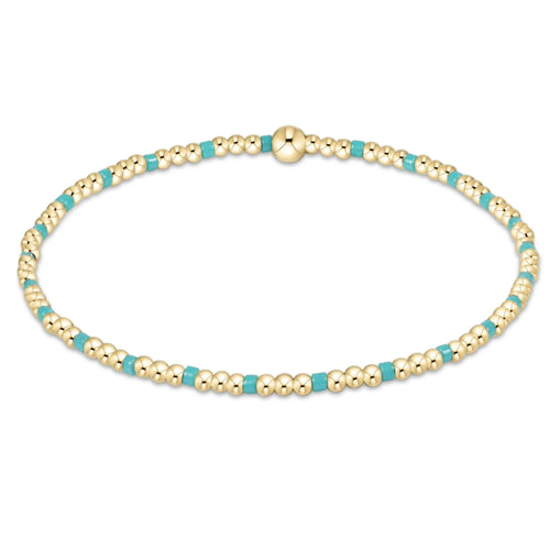 enewton hope sincerity pattern 2mm bead bracelet - Turquoise