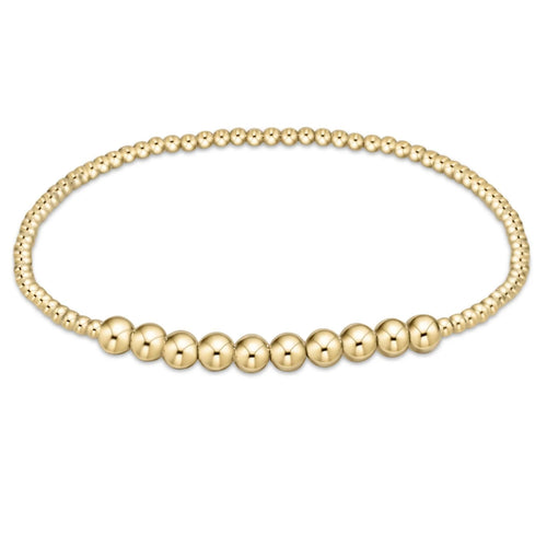 Enewton classic gold beaded bliss bracelet-4mm