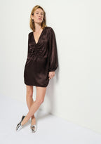 Cora shirred dress