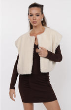 Elsa faux shearling vest