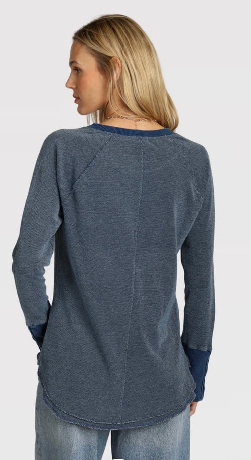 Denim knit Shane Top