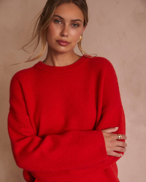 Bowie red Sweater