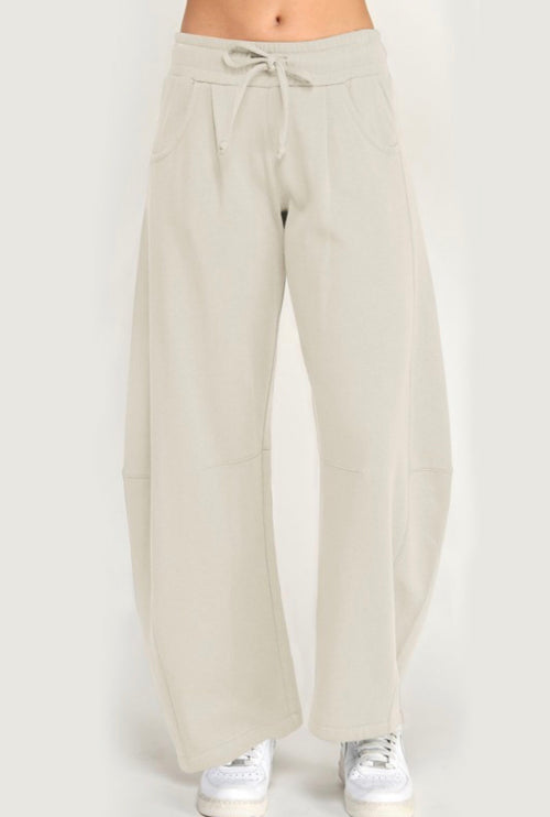 Barrel leg sweat pants- various colors