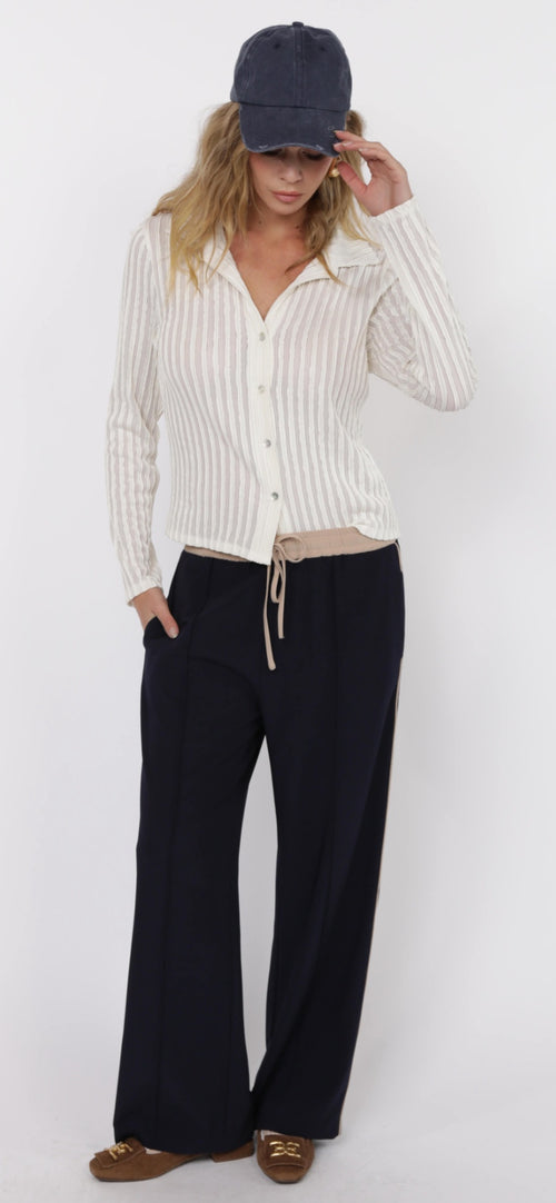 On film vintage drawstring pant