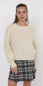 Go forth cable knit sweater