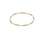 enewton hope joy pattern 2mm bead bracelet - pink Metallic