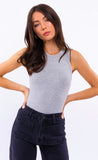 Heather grey bodysuit