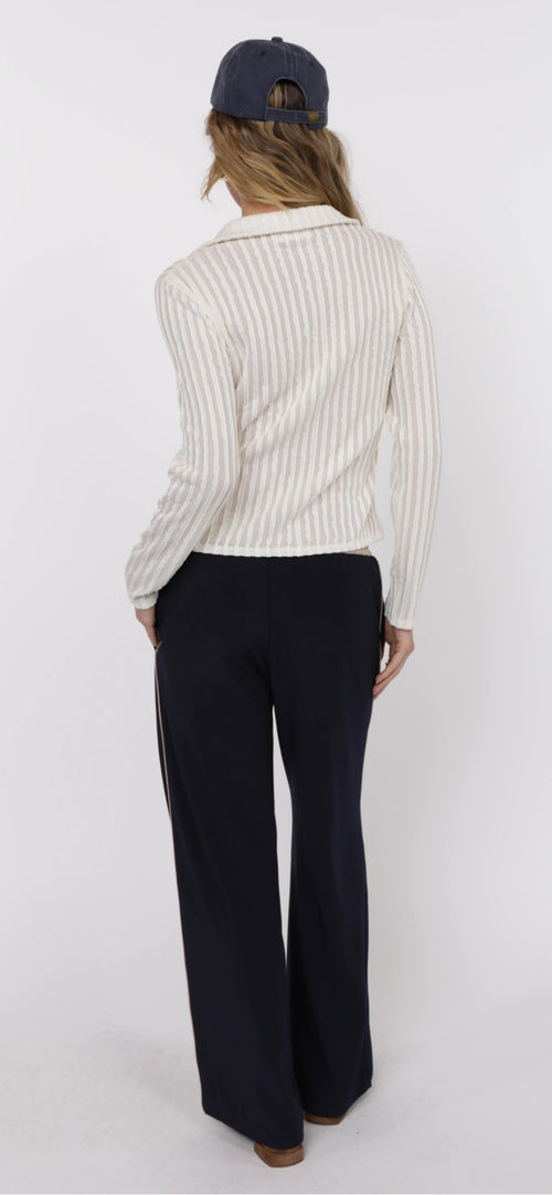 On film vintage drawstring pant