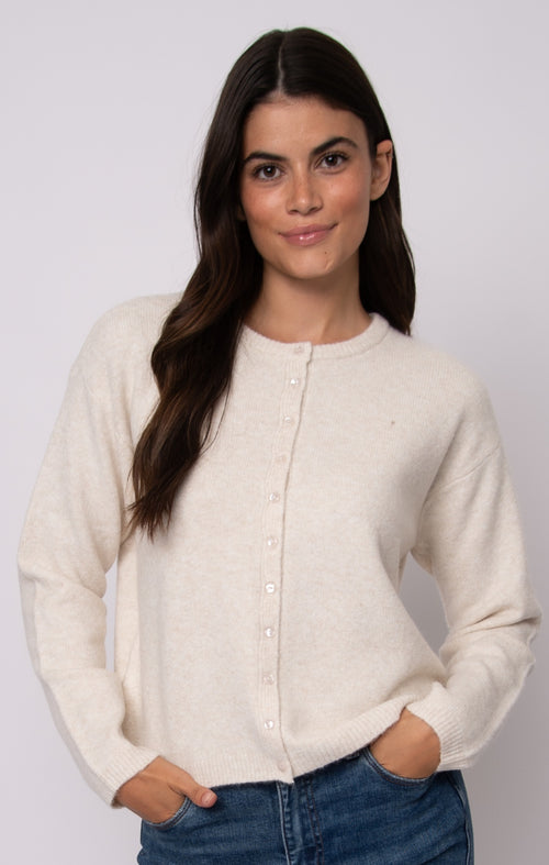 Molly cardigan sea pearl
