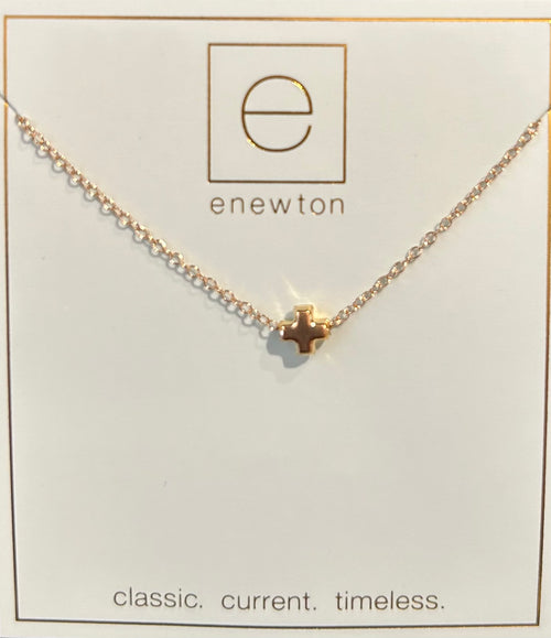 Enewton 16" gold - signature cross small gold charm