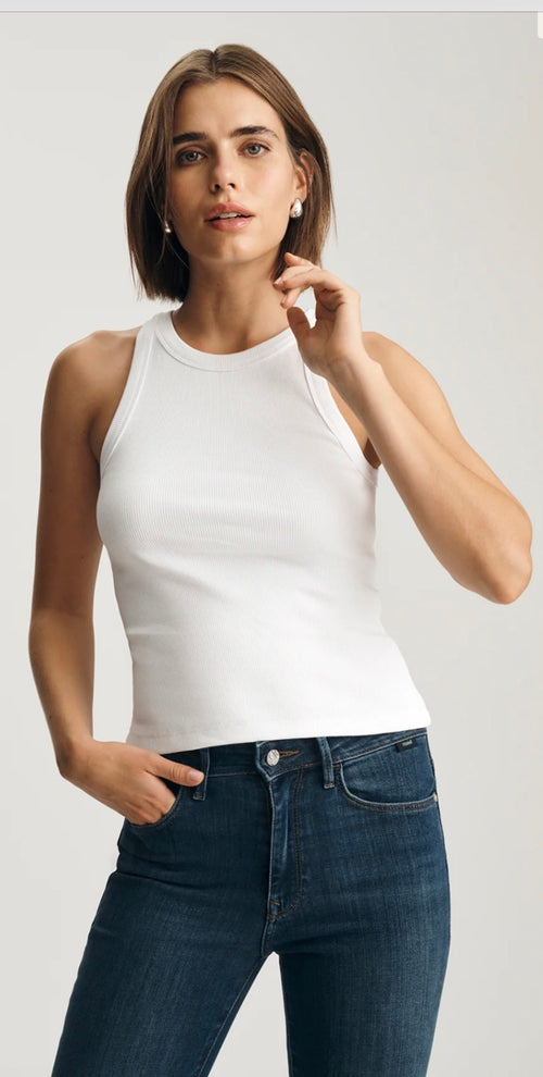 Stella ribbed tank top -various colors