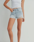 Denim micro short