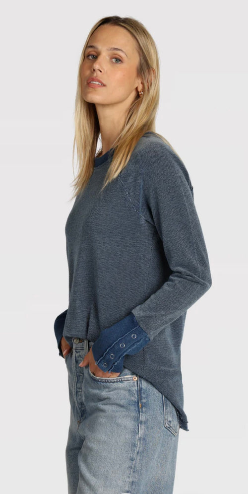 Denim knit Shane Top