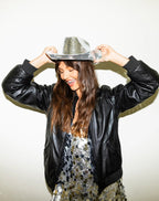 Dilay reversible black leather jacket