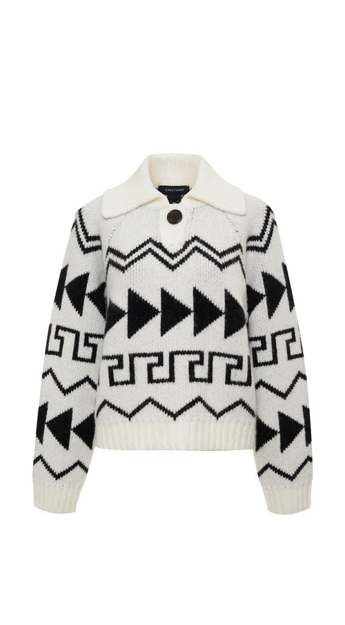 Below zero fairisle pullover