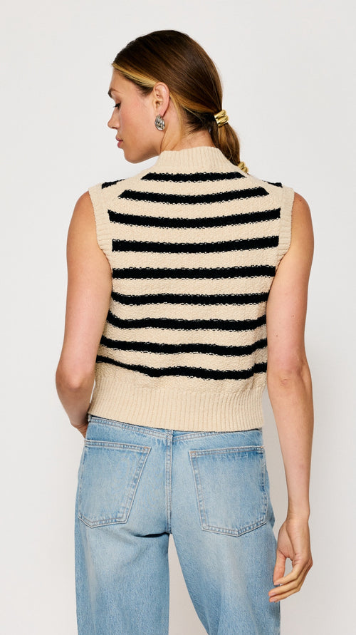 Miri striped sweater vest
