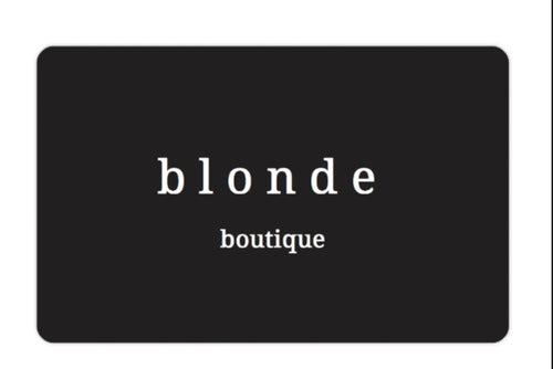 Blonde Boutique Gift card
