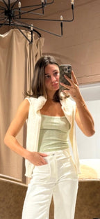 Blossom baby tank pistachio