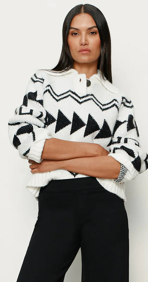Below zero fairisle pullover