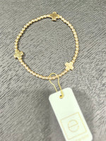 Enewton signature cross 3mm bracelet Gold