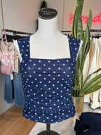 Rorry polka dot knit top