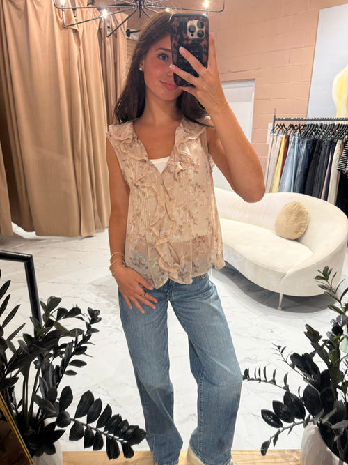 Lottie Floral Sleeveless Top