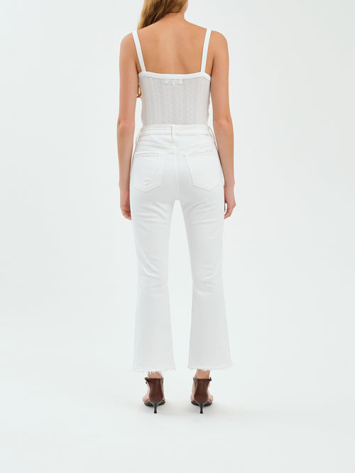 SHY GIRL HIGH RISE CROP FLARE