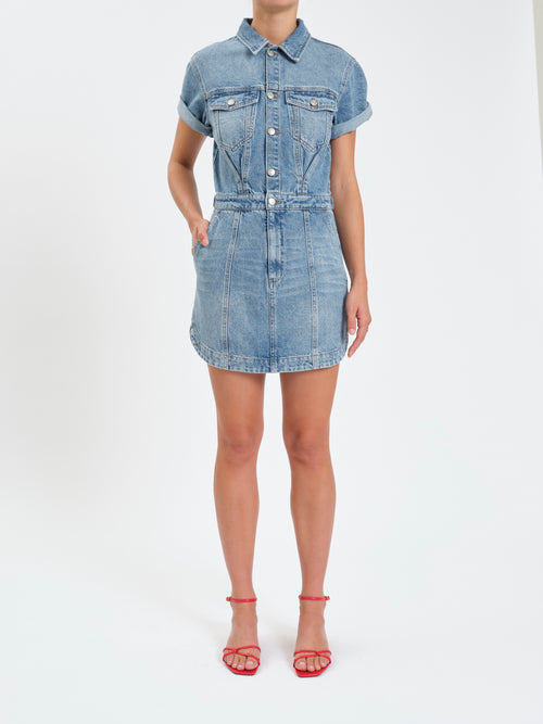 TOPANGA DRESS SHORT SLEEVE DRESS