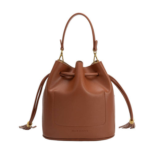 Janae tan top handle bag