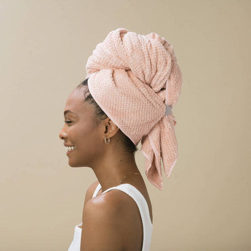 VOLO Hero Hair Towel- Cloud Pink