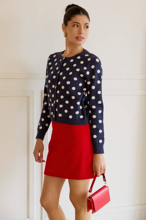Amy polka dot cardigan