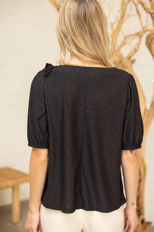 Annabelle Bow Knit Top