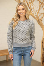 Presley Puff Sleeve Polkadot Top