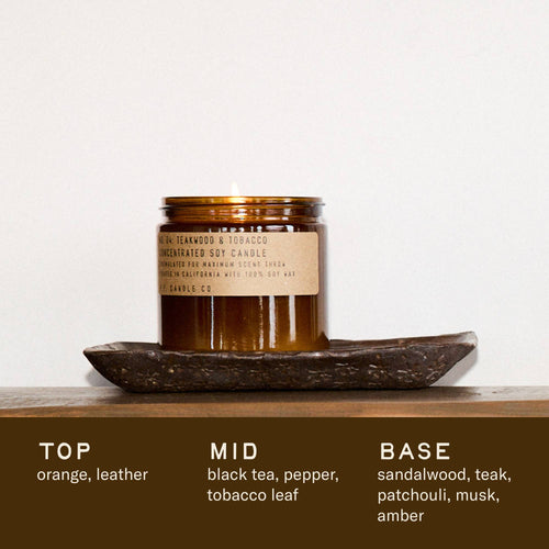 Teakwood & Tobacco - Large Candle