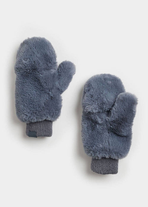 Mad Hatter Faux-Fur Mittens - multiple colors
