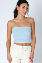 Floral Lace Tube Top
